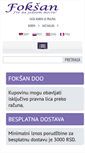 Mobile Screenshot of foksan.co.rs